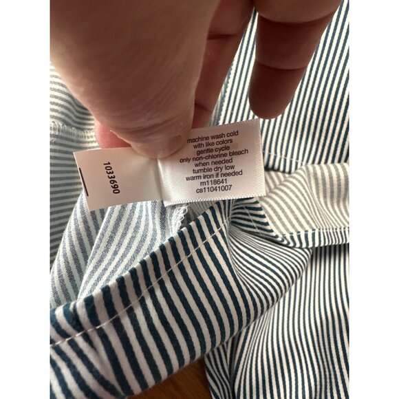 Lane Bryant No Peek Collection Button Down Long Sleeve Shirt Size 24 - Picture 11 of 12